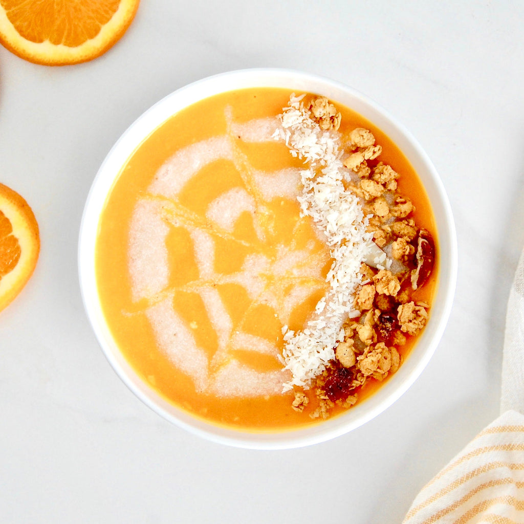 Orange Carrot Smoothie Bowl