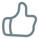 Thumbs up icon.